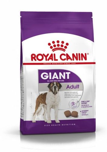 Royal Canin SHN Giant Adult Prémium Minőségű Száraz Kutyatáp Óriás Testű Felnőtt Kutyáknak 15kg - Teljes Értékű Táplálék 18 Hónapos Kortól