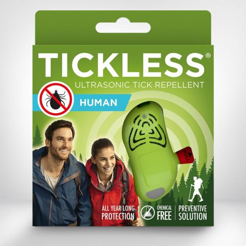Tickless Ultrahangos Kullancsriasztó Felnőtteknek Zöld Színben - Hatékony Védelem Kullancsok Ellen