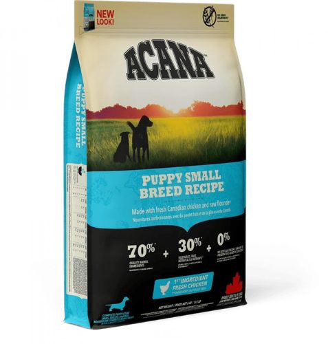 Acana Puppy Small Breed Prémium Minőségű Gabonamentes Száraztáp Kistestű Kölyökkutyáknak 6kg - Egészséges Fejlődésért és Erős Immunrendszerért