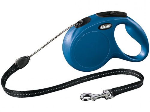 Flexi Classic S Kötélpóráz 5m Kék Könnyű. Biztonságos Vezetés Kis- és Közepes Testű Kutyáknak