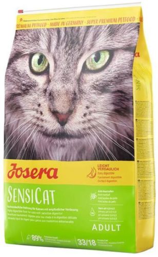 Josera SensiCat Száraz Macskatáp 2kg - Kímélő Táplálék Érzékeny Emésztésű és Válogatós Felnőtt Macskáknak