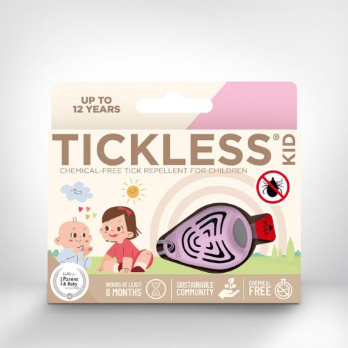 Tickless Ultrahangos Kullancsriasztó Babáknak és Gyermekeknek Pink Színben - Biztonságos Védelem Kullancsok Ellen