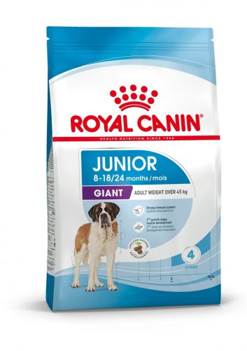 Royal Canin SHN Giant Junior Prémium Minőségű Száraz Kutyatáp Óriás Testű Fiatal Kutyáknak 15kg - Teljes Értékű Táplálék Egészséges Fejlődéshez