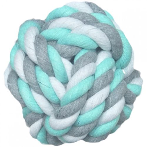 Flamingo Kutyajáték Kötél Labda Menta 8.5cm - Tartós és Rágásálló Játék Kutyáknak