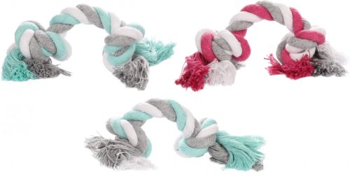 Flamingo Kutyajáték Rágókötél Mix 17cm / 3 db - Tartós és Fogtisztító Játék Kutyáknak