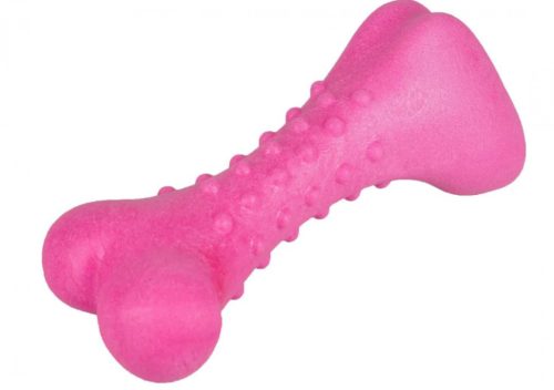 Flamingo Kutyajáték Habszivacs Csont Pink 13cm - Puha és Tartós Rágójáték Kutyáknak