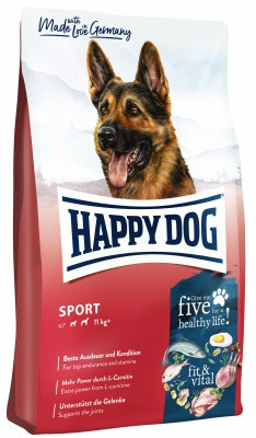 Happy Dog Fit & Vital Sport Adult Száraz Kutyatáp 14kg - Gluténmentes, Magas Energiaszintű Táplálás Aktív Felnőtt Kutyáknak