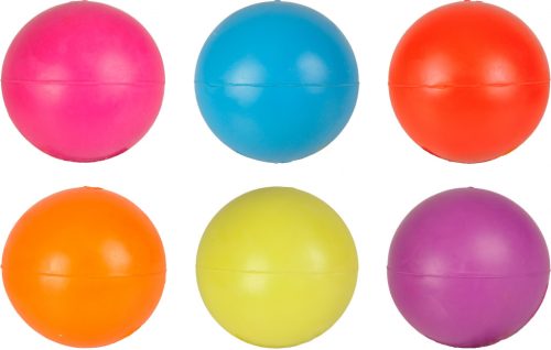 Flamingo Kutyajáték Gumilabda Masszív 9cm - Tartós és Rágásálló Játék Közepes és Nagytestű Kutyáknak