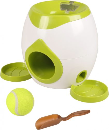 Flamingo Kutyajáték Teniszlabda Adagoló 18cm - Jutalomfalat Adagoló Interaktív Játék Kutyáknak