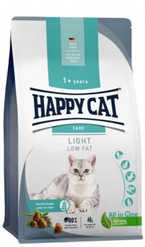 Happy Cat Sensitive Adult Light Száraz Macskaeledel Túlsúlyra Hajlamos Felnőtt Macskáknak 300g - Csökkentett Zsírtartalmú, Könnyen Emészthető Baromfival és Gyógynövényekkel