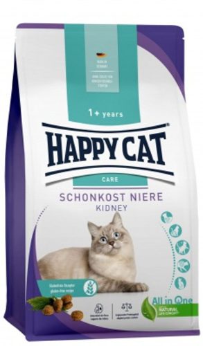 Happy Cat Sensitive Schonkost Niere Vesediéta Száraz Macskaeledel 1.3kg - Gluténmentes, Alacsony Fehérje- és Ásványianyag-tartalmú Táplálék Krónikus Veseelégtelenségben Szenvedő Felnőtt Macskáknak