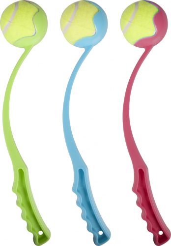 Flamingo Kutyajáték Teniszlabda Hajító 38cm - Interaktív és Tartós Játék Kutyáknak