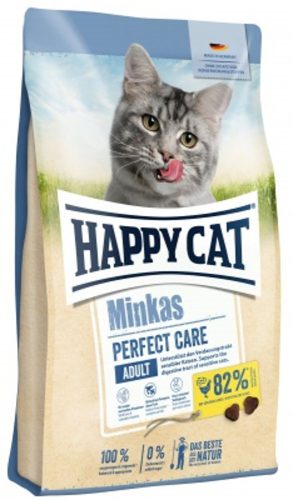 Happy Cat Minkas Perfect Care Száraz Macskaeledel Érzékeny Emésztésű Felnőtt Macskáknak 500g - Gluténmentes, Könnyen Emészthető Baromfihússal és Rizzsel