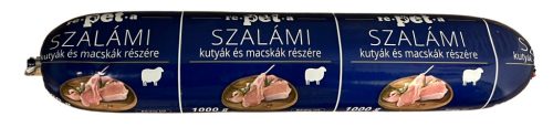 Repeta Szalámi Kutyák és Macskák Részére Bárány Ízesítéssel 1kg - Ízletes és Tápláló Falat Kedvenceidnek