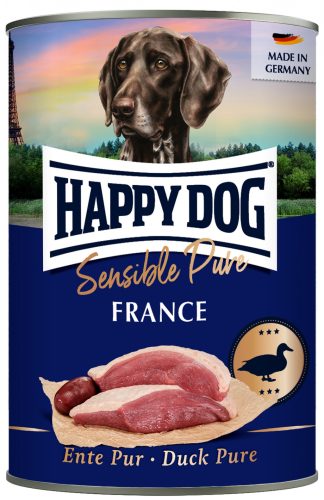  Happy Dog  Pure France Kutyakonzerv 6x400g Kacsával