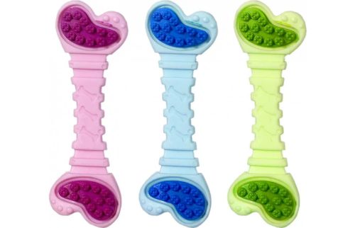 Flamingo Kutyajáték Gumi Puppy Dental Ruffus 10.5cm - Fogápoló Rágójáték Kölyökkutyáknak