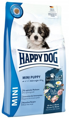 Happy Dog Fit & Vital Mini Puppy Száraz Kutyatáp 800g - Egészséges Növekedés és Vitalitás Kistestű Kölyköknek