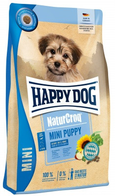 Happy Dog NaturCroq Mini Puppy Száraz Kutyatáp 4kg - Kistestű Kölyökkutyáknak, Természetes Összetevőkkel az Egészséges Növekedésért
