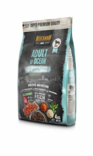 Belcando Adult GF Ocean Száraz Kutyatáp Felnőtt Kutyáknak 4kg - Gabonamentes, Hipoallergén, Tengeri Halfélékből Származó Fehérjével, Omega-3 Zsírsavakkal és Emésztést Támogató Összetevőkkel
