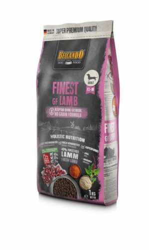 Belcando Finest Grain Free Lamb Prémium Minőségű Gabonamentes Száraztáp Felnőtt Kutyáknak Friss Bárányhússal 1kg - Kiegyensúlyozott Táplálásért és Egészséges Emésztésért