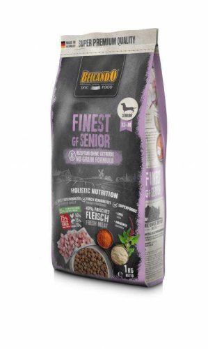 Belcando Finest Grain Free Senior Prémium Minőségű Gabonamentes Száraztáp Idős Kutyáknak Friss Hússal 1kg - Vitalitás Megőrzéséért és Egészséges Ízületekért