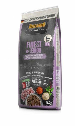 Belcando Finest Grain Free Senior Prémium Minőségű Gabonamentes Száraztáp Idős Kutyáknak Friss Hússal 12.5kg - Vitalitás Megőrzéséért és Egészséges Ízületekért