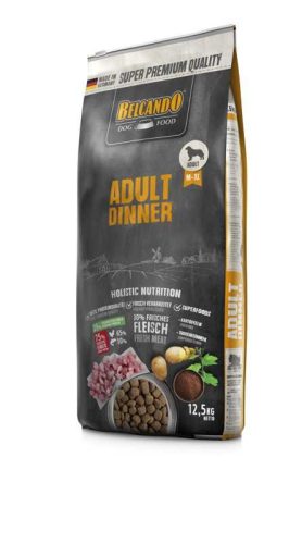 Belcando Adult Dinner Prémium Minőségű Száraztáp Felnőtt Kutyáknak Friss Baromfihússal 12.5kg - Kiegyensúlyozott Táplálásért és Egészséges Emésztésért