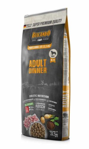 Belcando Adult Dinner Prémium Minőségű Száraztáp Felnőtt Kutyáknak Friss Baromfihússal 22.5kg - Kiegyensúlyozott Táplálásért és Egészséges Emésztésért