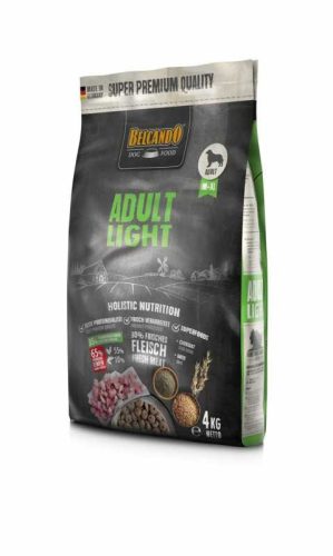 Belcando Adult Light Prémium Minőségű Száraztáp Felnőtt Kutyáknak Friss Baromfihússal 4kg - Csökkentett Kalóriatartalommal az Ideális Testsúlyért és Egészséges Emésztésért