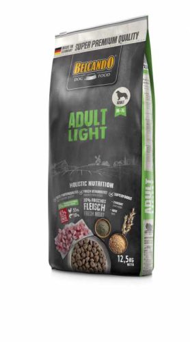 Belcando Adult Light Prémium Minőségű Száraztáp Felnőtt Kutyáknak Friss Baromfihússal 12.5kg - Csökkentett Kalóriatartalommal az Ideális Testsúlyért és Egészséges Emésztésért