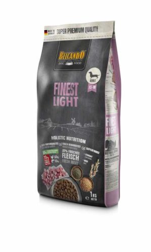 Belcando Finest Light Prémium Minőségű Száraztáp Túlsúlyos vagy Idősebb Kistestű és Közepes Testű Kutyáknak Friss Baromfihússal 1kg