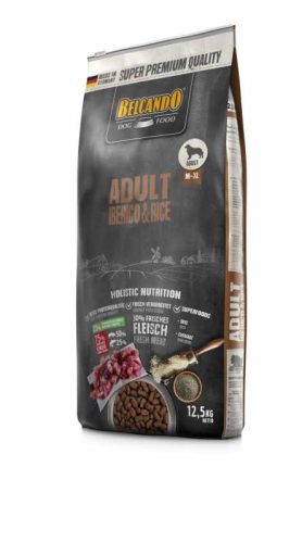 Belcando Adult Iberico & Rice Prémium Minőségű Száraztáp Felnőtt Kutyáknak Friss Ibériai Sertéshússal és Rizzsel 12.5kg - Ízletes Táplálásért és Érzékeny Emésztésért