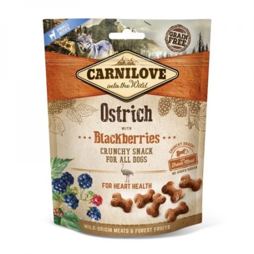 Carnilove Dog Crunchy Snack Strucc & Szeder Jutalomfalat Kutyáknak 200g - Gabonamentes, Szívbarát Összetevőkkel