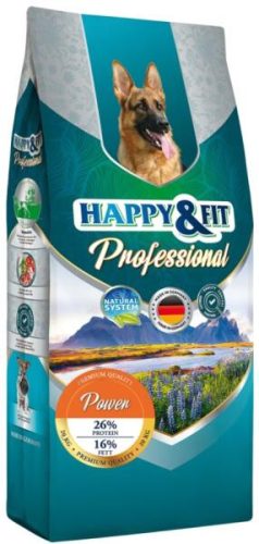 Happy & Fit Professional Top Breeder 20kg (26/16) - Prémium Száraz Kutyatáp Aktív Felnőtt Kutyáknak, Mesterséges Adalékanyagoktól Mentes, Emésztést Támogató Összetevőkkel
