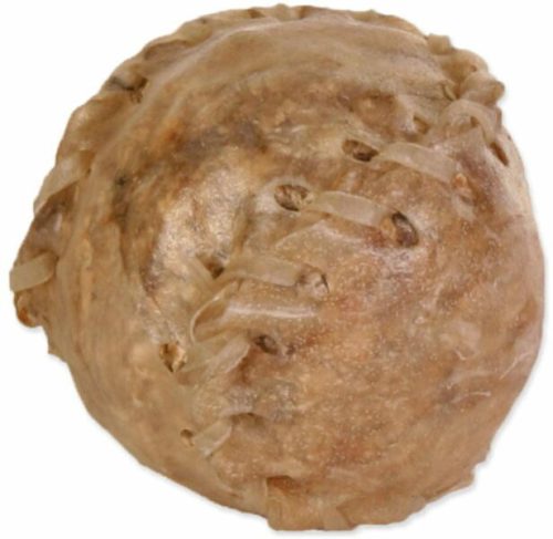 Trixie Préselt Baseball Labda Jutalomfalat 170g - Természetes Marhabőr Rágó Játék Kutyáknak, Fogtisztító Hatással